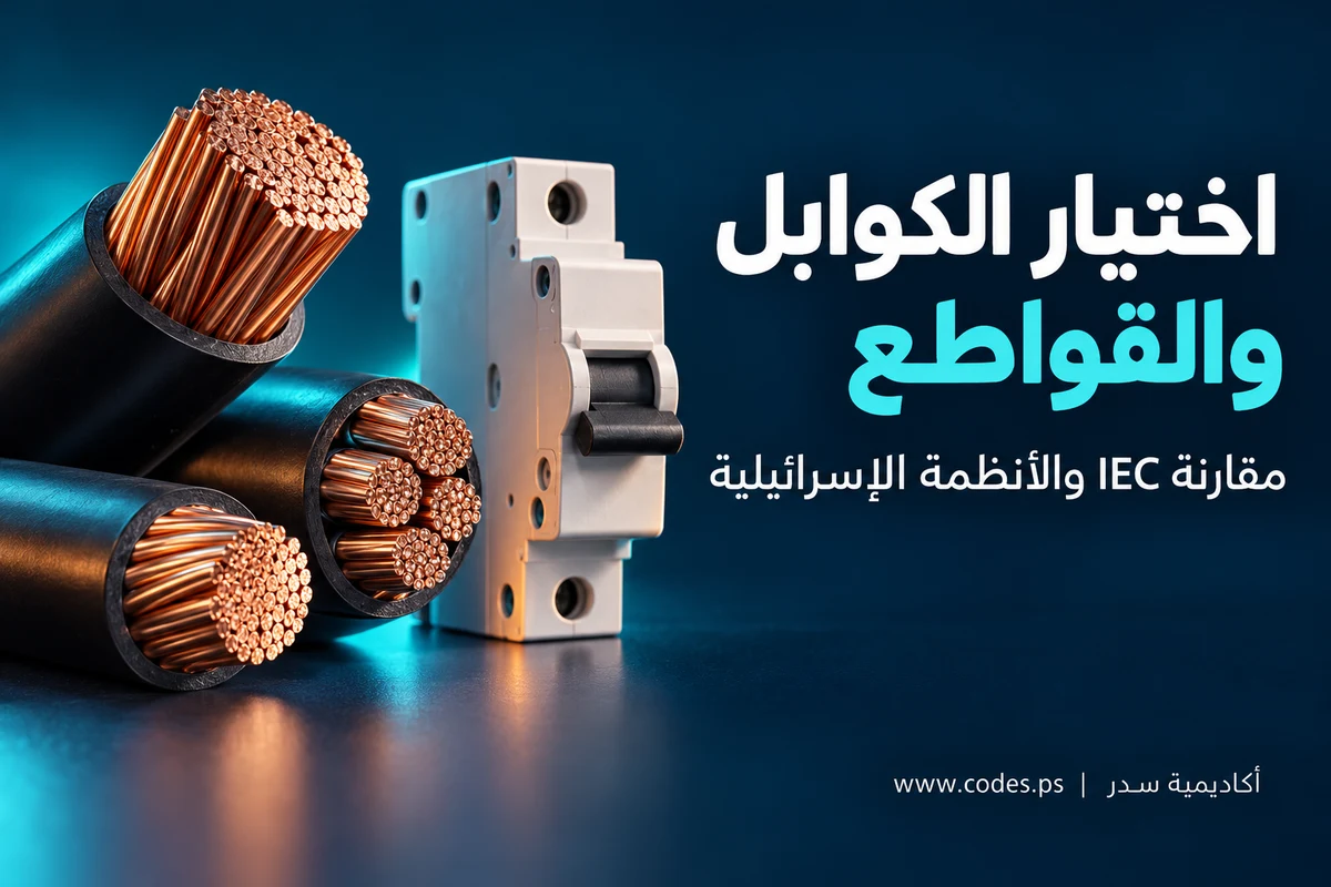 اختيار الكوابل والقواطع: مقارنة IEC والأنظمة الإسرائيلية